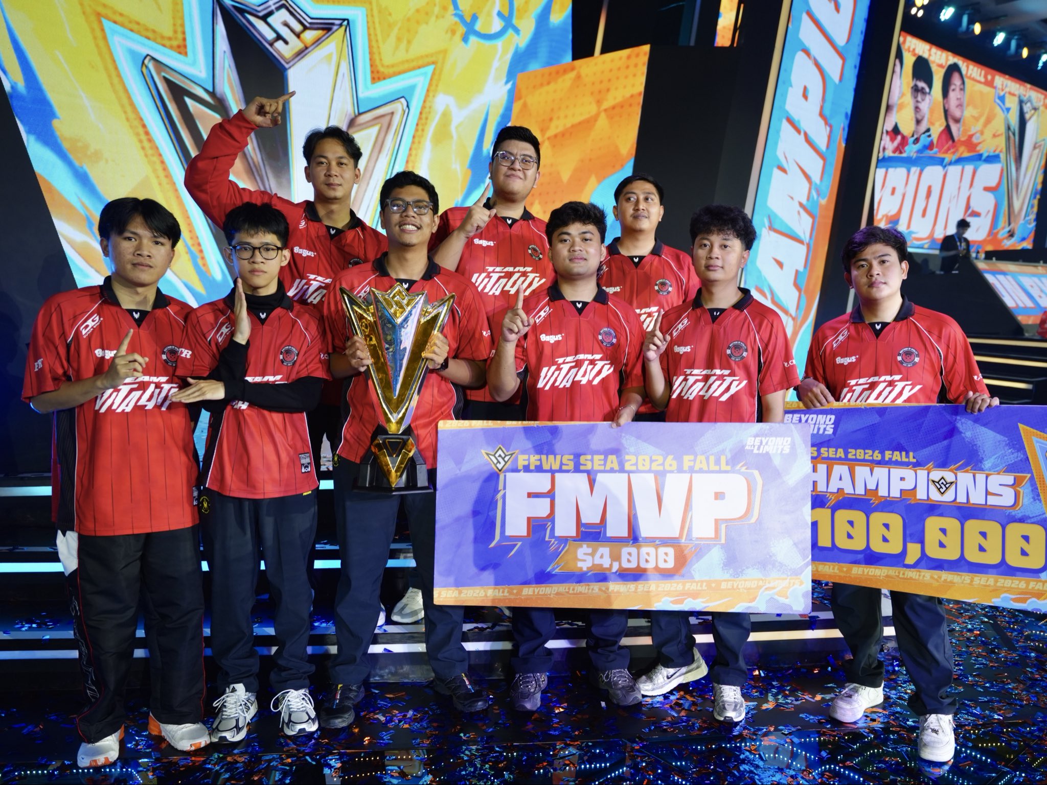 Lever de trophée — Free Fire World Series - Southeast Asia 2026 Fall